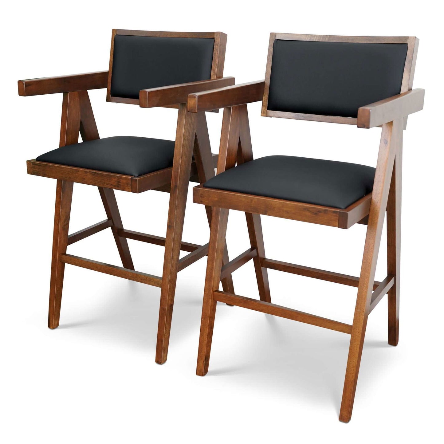 Arthur Counter Chair (Set of 2) | Black