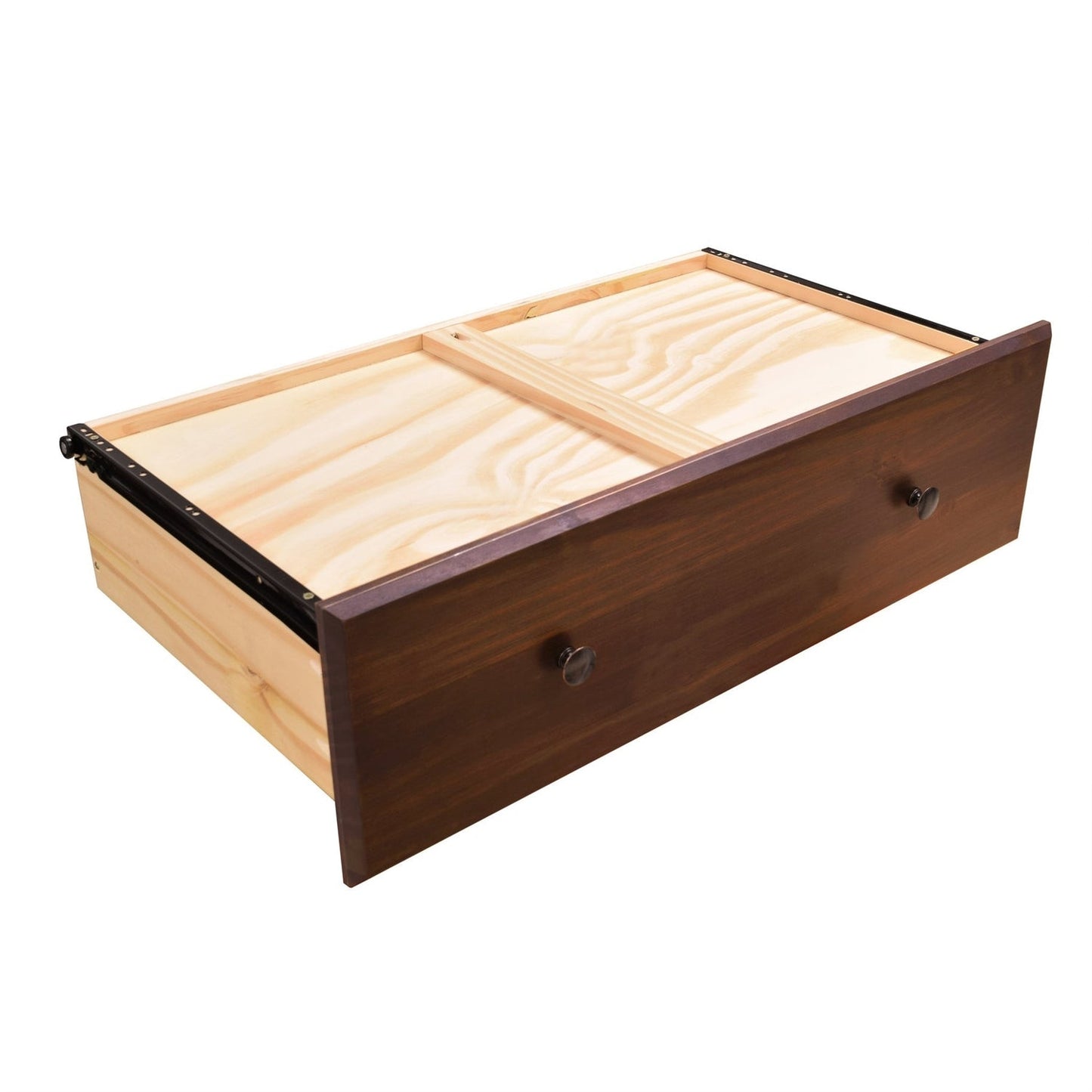 Cherry Wood Finish Solid Pine 6 Drawer Dresser