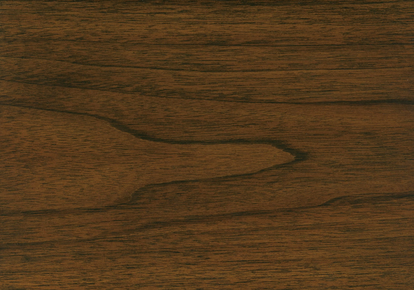 Contemporary Coffee Table with Drawers, Walnut Wood and Black Metal Finish