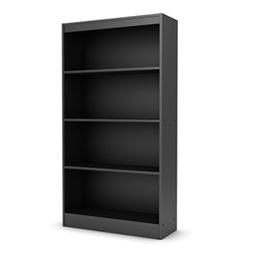 Four Shelf Eco-Friendly Bookshelf, Black Finish