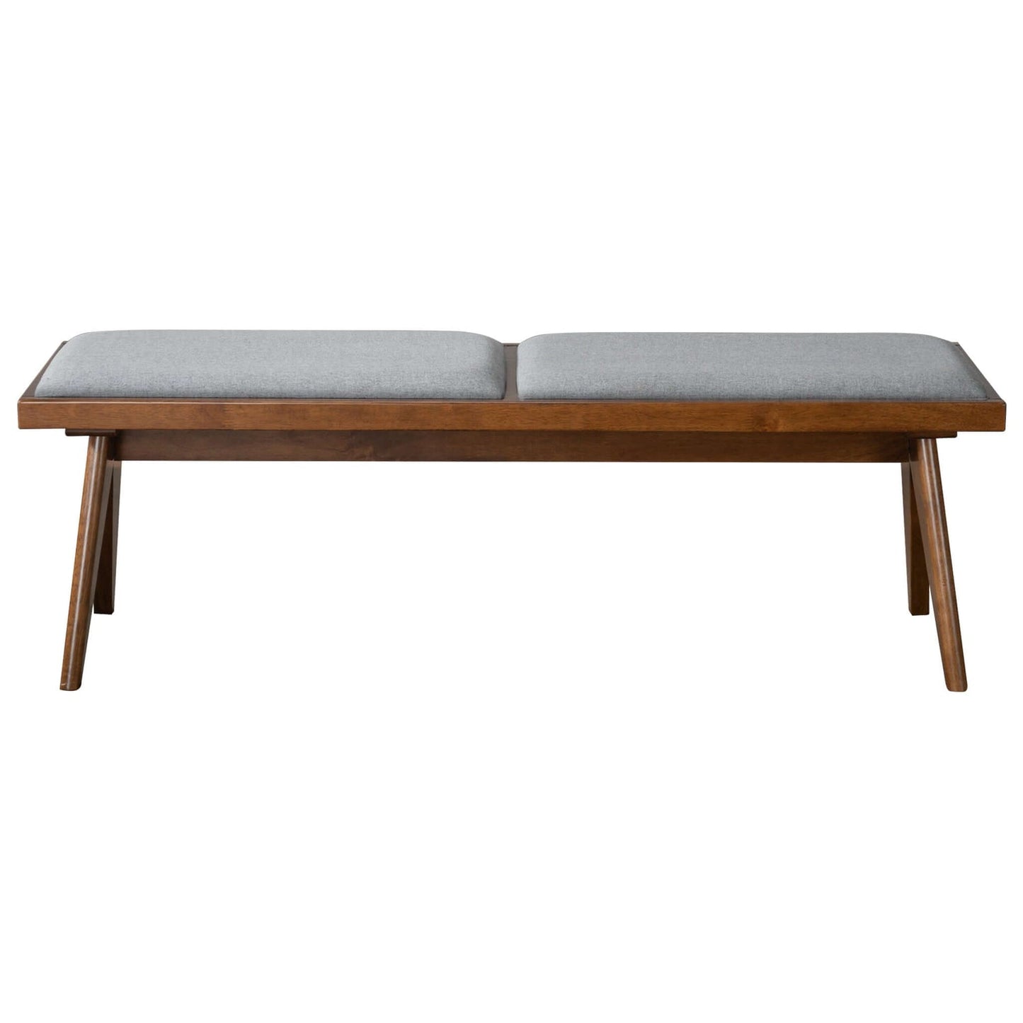 Kaya Fabric Upholstered Bench | Grey