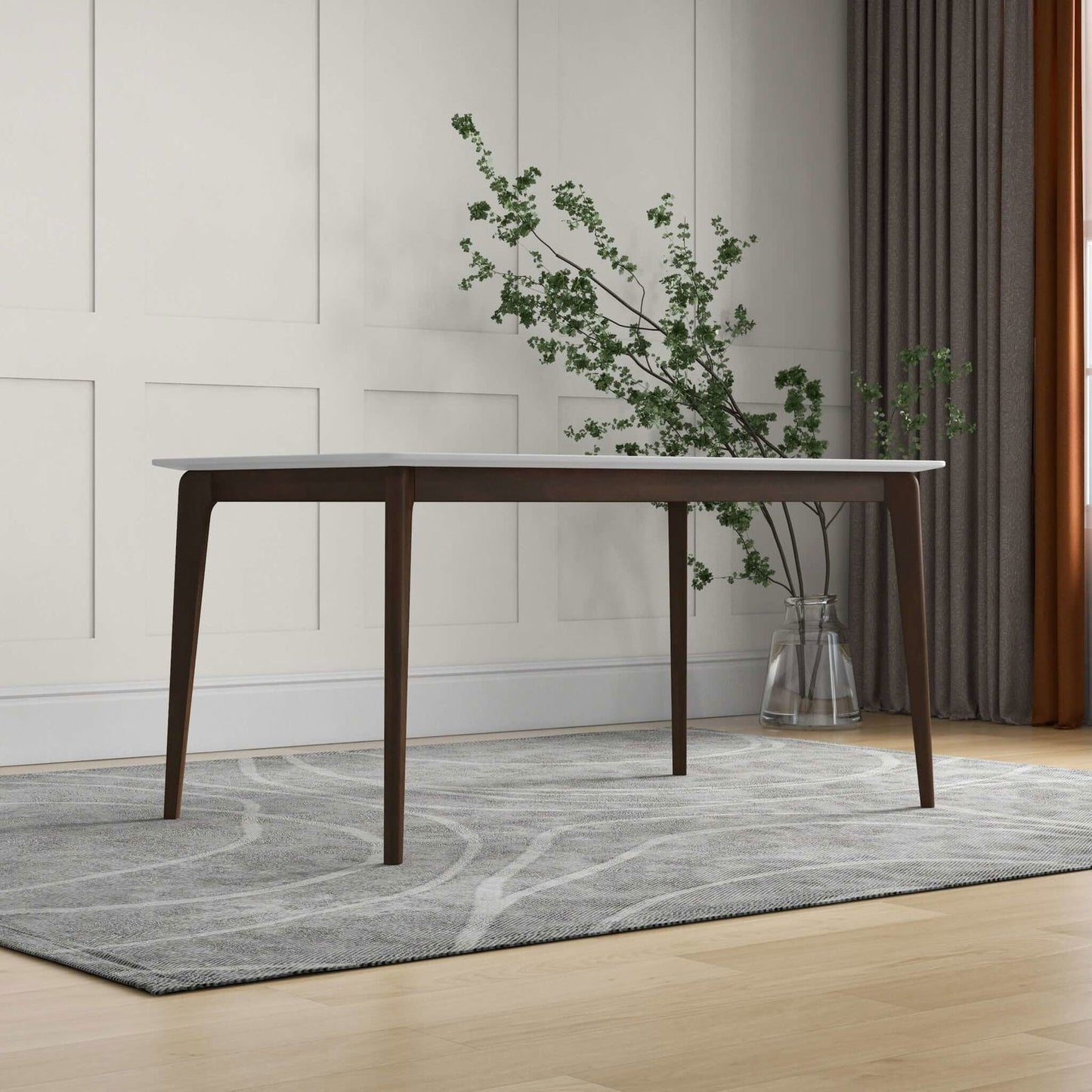 Lauren Wooded 60" Dining Table | White Top