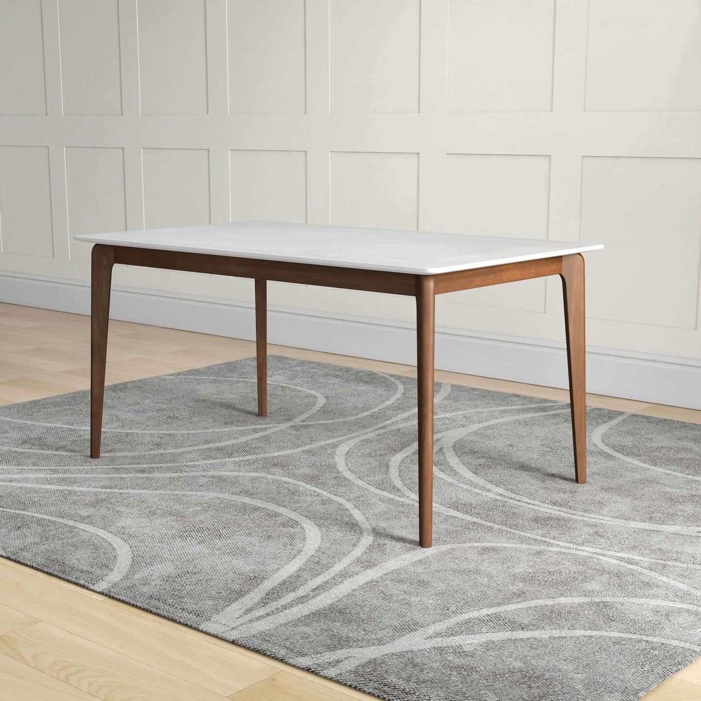 Lauren Wooded 60" Dining Table | White Top