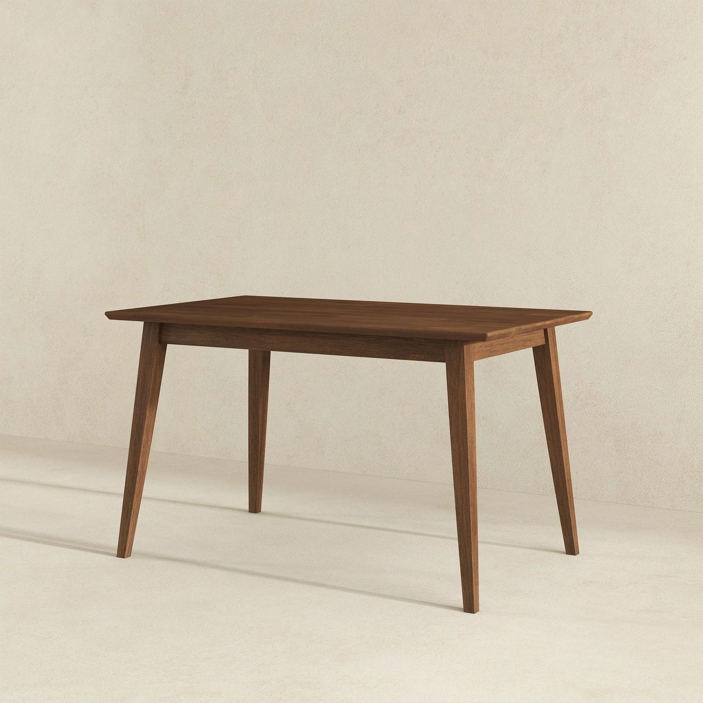 Lewis 47" Wooden Dining Table | Walnut