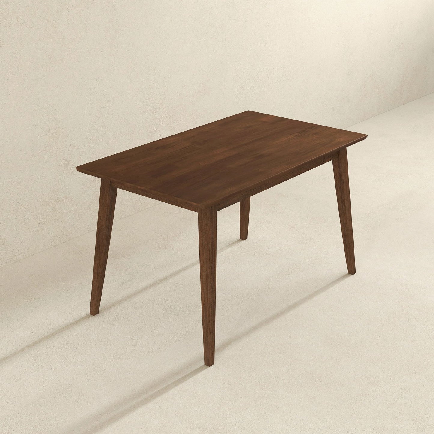 Lewis 47" Wooden Dining Table | Walnut