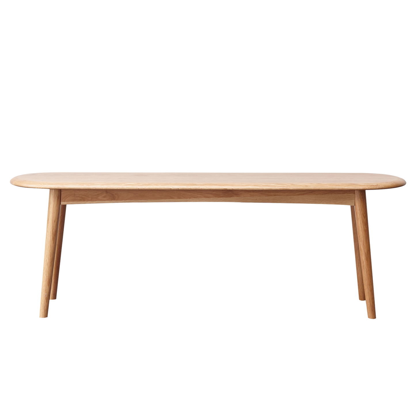 Natural Wood 47" Dining Bench, Oak