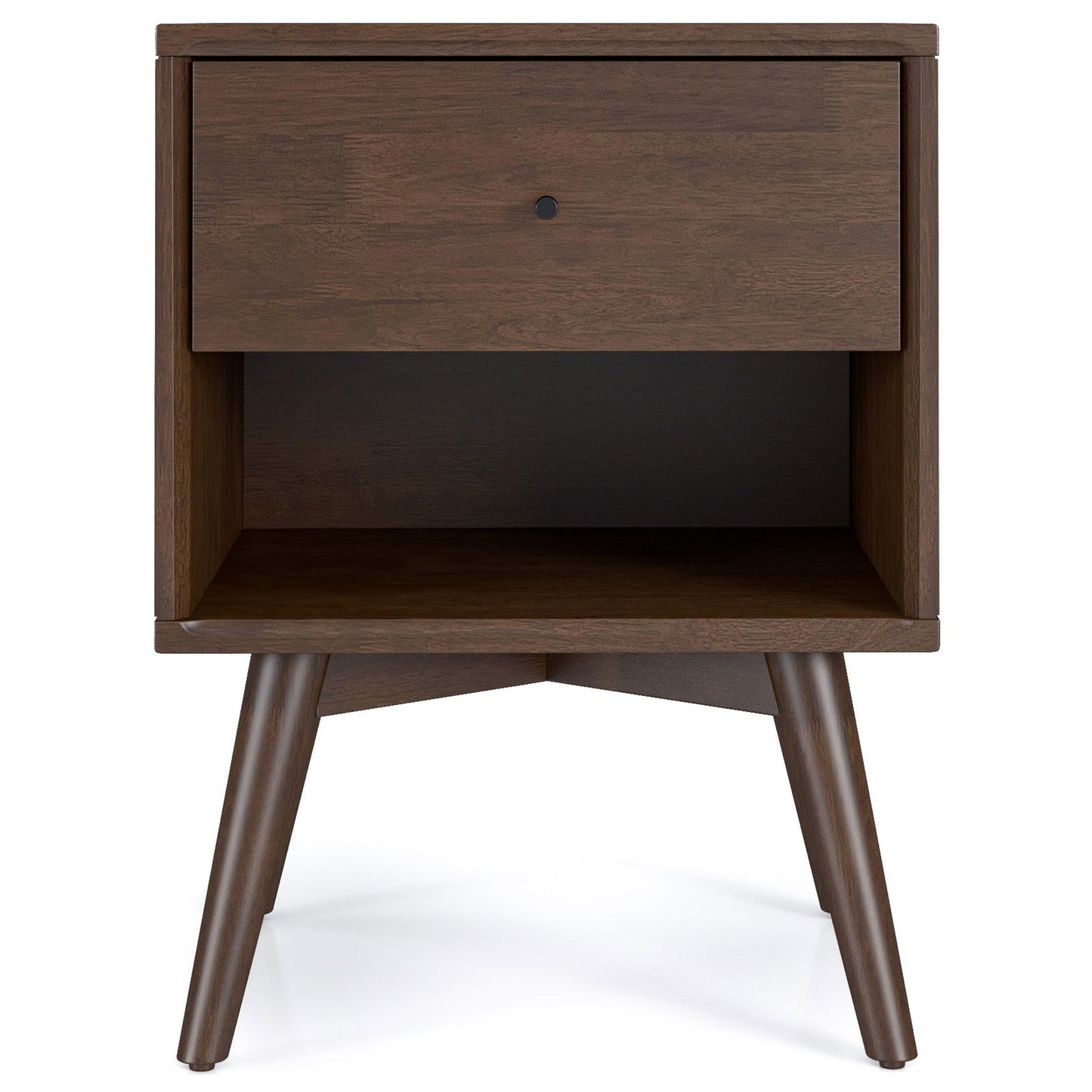 Norman Single Drawer Nightstand | Walnut