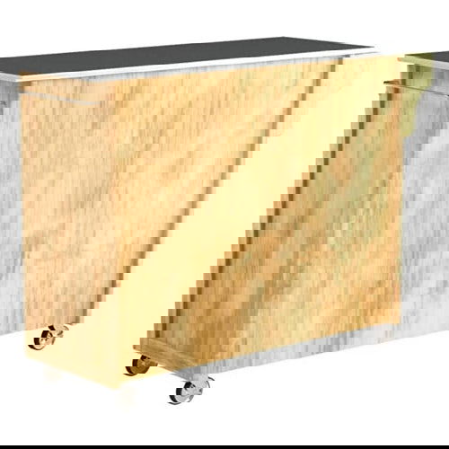 Portable Kitchen Island Cart with Stainless Steel Top, White Finish