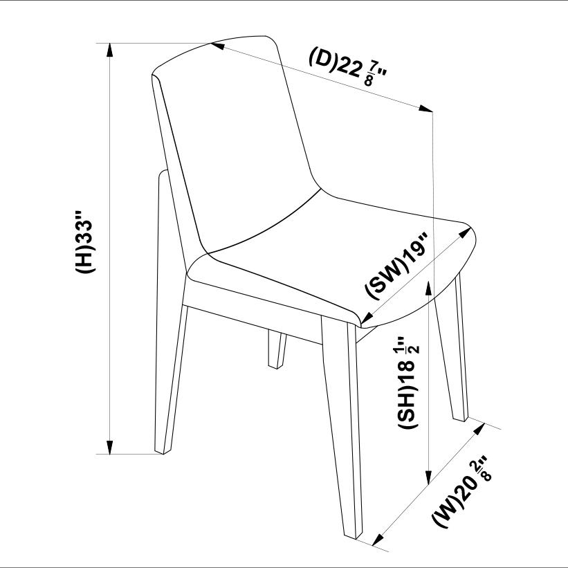 Venice Dining Chairs (Set of 2) | Light Gray