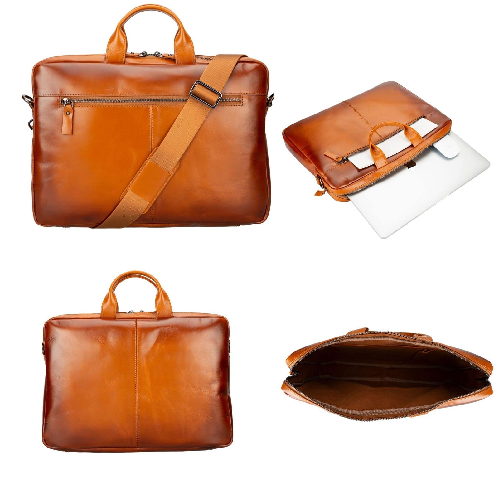Afton Leather MacBook Sleeve Bag