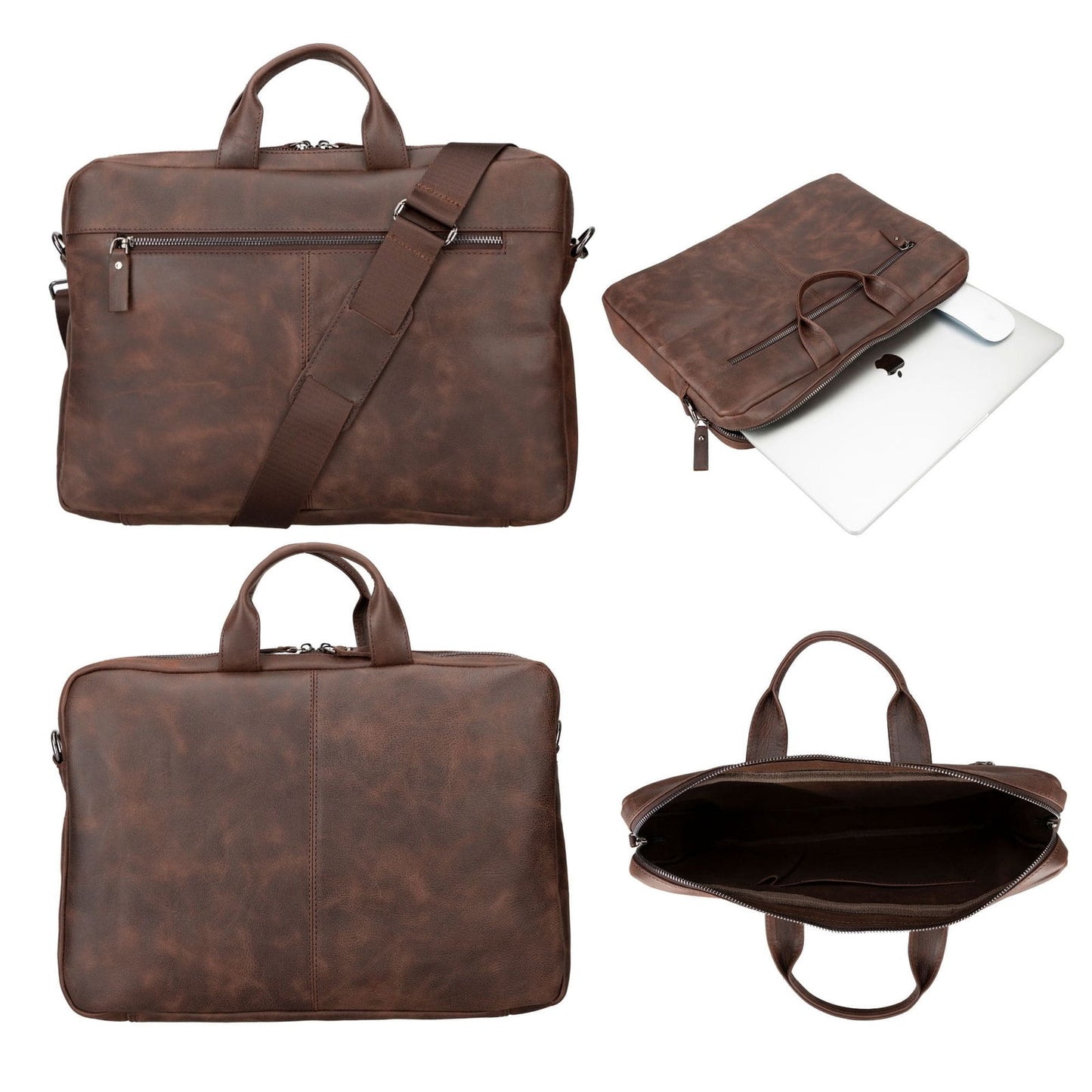 Afton Leather MacBook Sleeve Bag