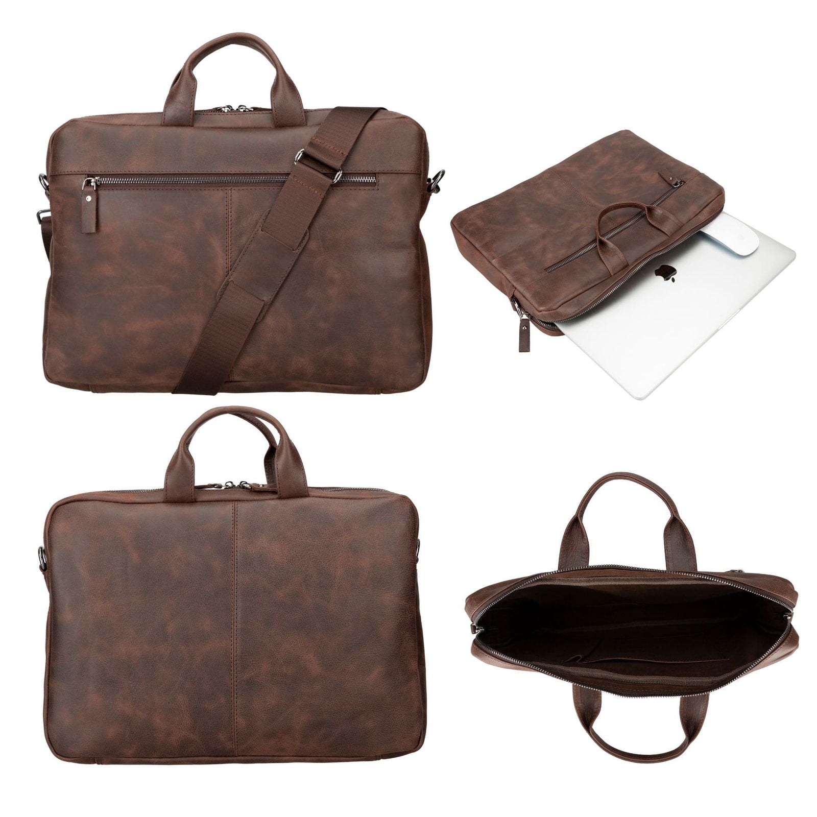 Afton Leather MacBook Sleeve Bag