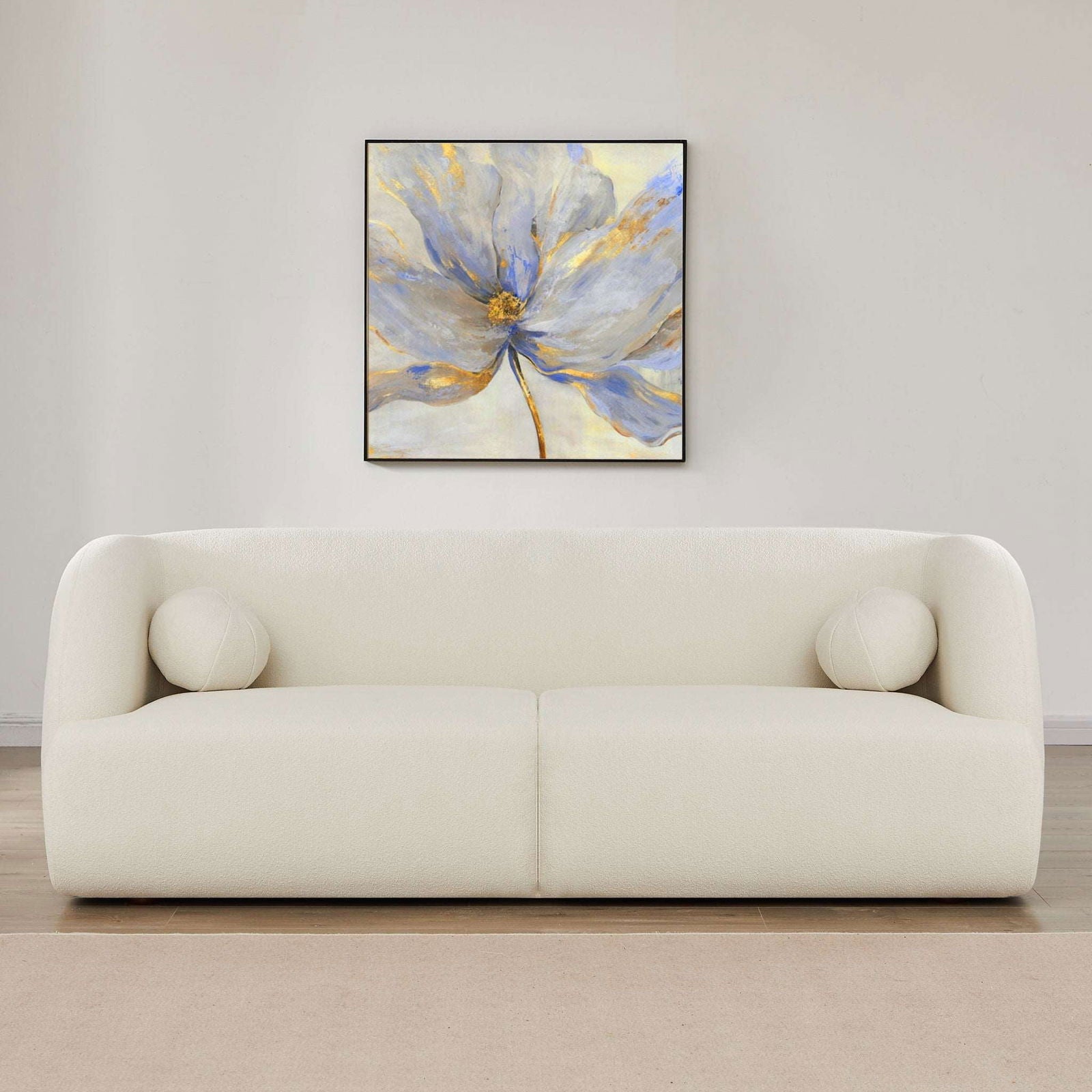Amiens Boucle Sofa | Ivory