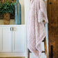 Angel Plush Blanket |  Big - Dusky Pink