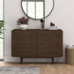Angela 6 Drawer Dresser | Walnut