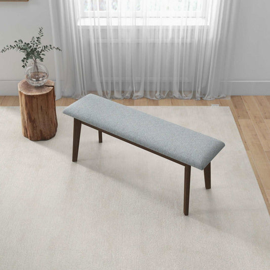 Ariel Large Dining Bench | Light Grey