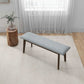 Ariel Small Dining Bench | Light Grey