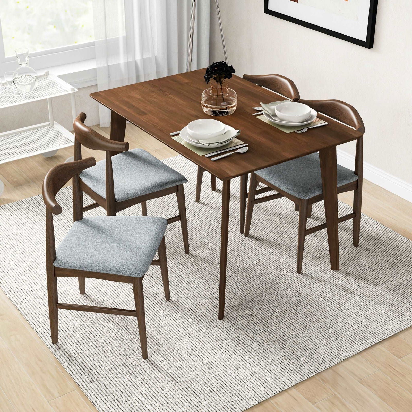 Ariel Small Dining Table | Walnut
