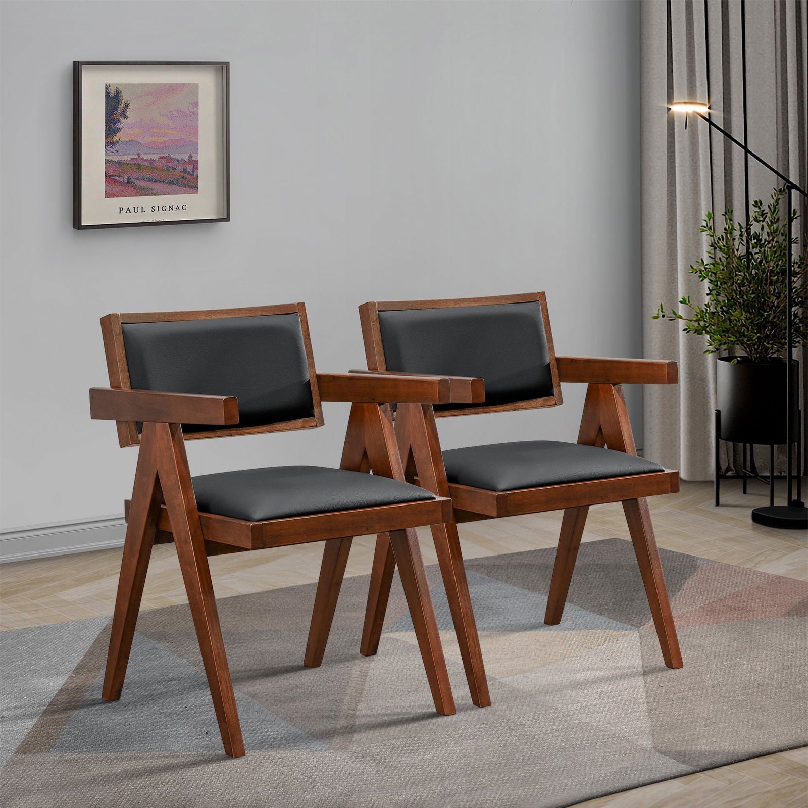 Arthur Dining Chair (Set of 2) | Black