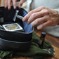 Black Leather Dopp Kit Toiletrie Bag
