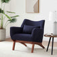 Cantor Boucle Lounge Chair | Dark Blue