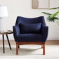 Cantor Boucle Lounge Chair | Dark Blue