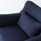 Cantor Boucle Lounge Chair | Dark Blue