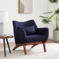 Cantor Boucle Lounge Chair | Dark Blue