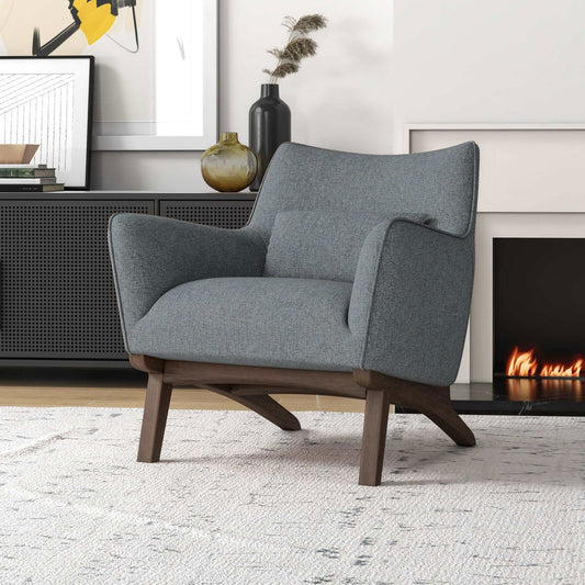 Cantor Fabric Lounge Chair | Grey