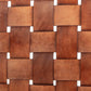 Carrie Leather Bench | Tan