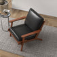 Chandler Lounge Chair | Black Leather