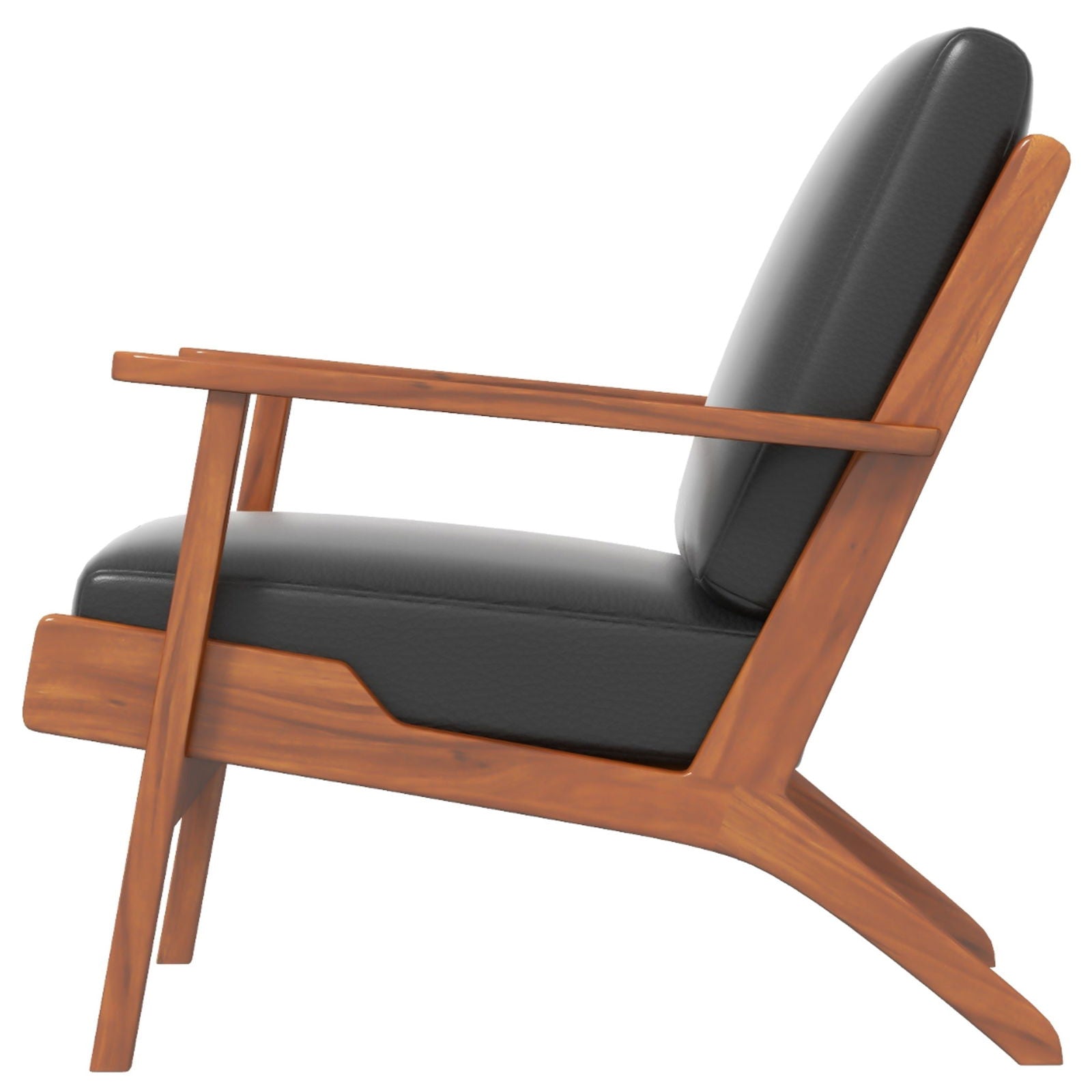 Chandler Lounge Chair | Black Leather