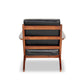 Chandler Lounge Chair | Black Leather