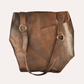 Cross Over Leather Tote