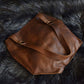 Cross Over Leather Tote