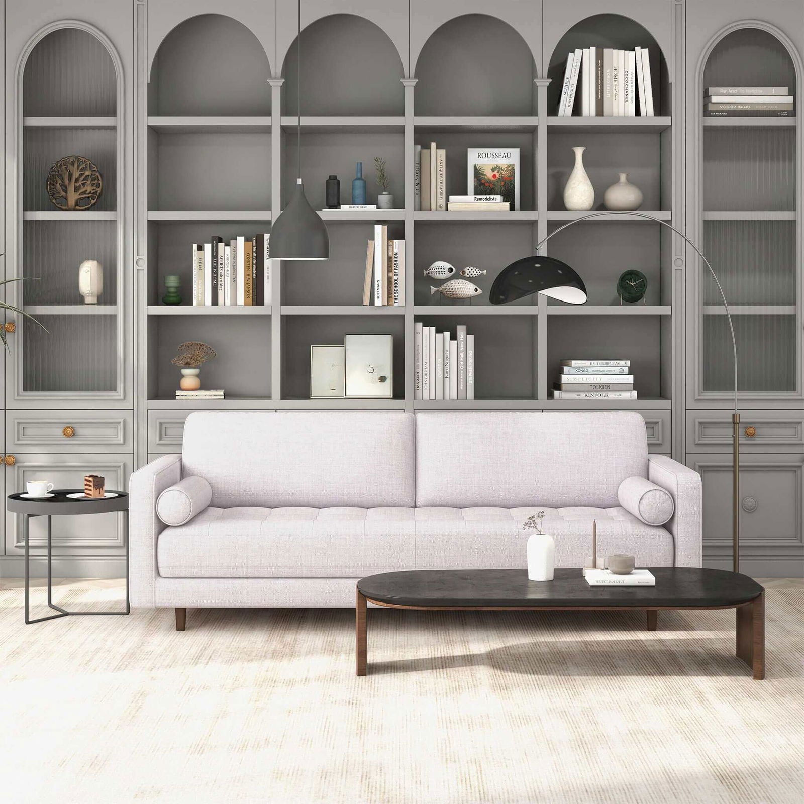 Durham Linen Sofa | Beige