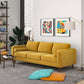 Fairfield 86" Velvet Sofa | Yellow
