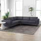 Fairfield Symmetrical Corner Sofa | Dark Grey