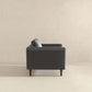 Fairfield Velvet Lounge Chair | Grey