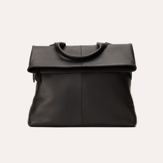 Fold N Go Leather Bag