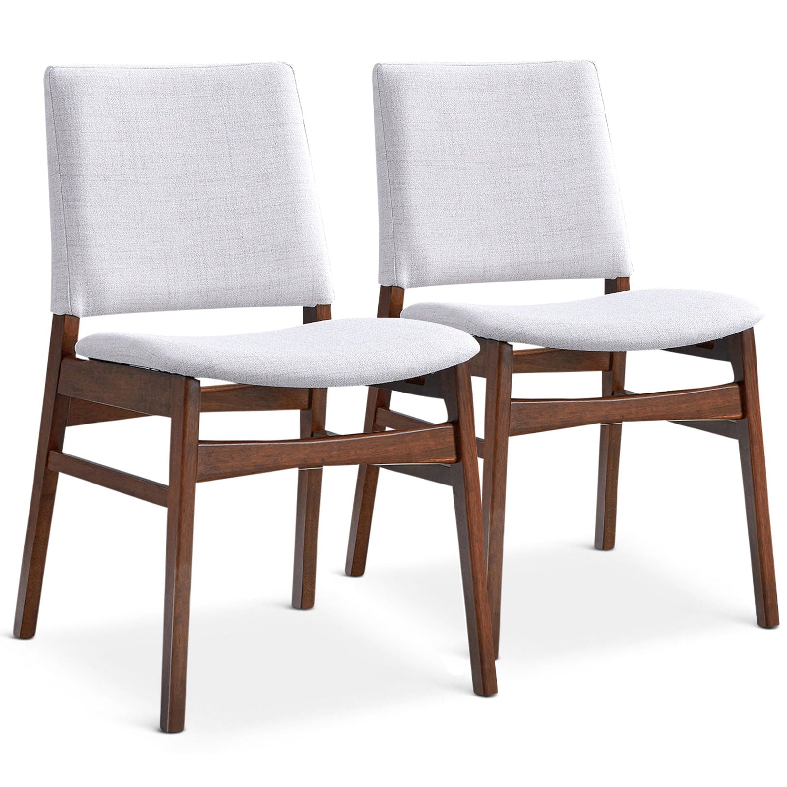 Gregory Fabric Dining Chair (Set of 2) | Light Gray