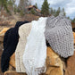 Infinite Chunky Knit Blanket | Minky | Big - Onyx