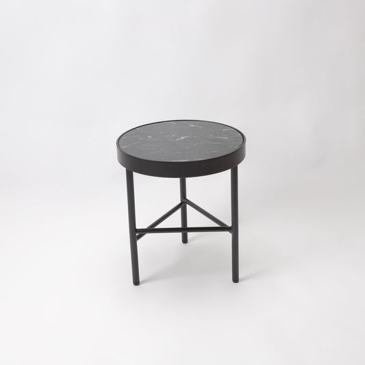 Kali Side Table - Dark Green Marble Top