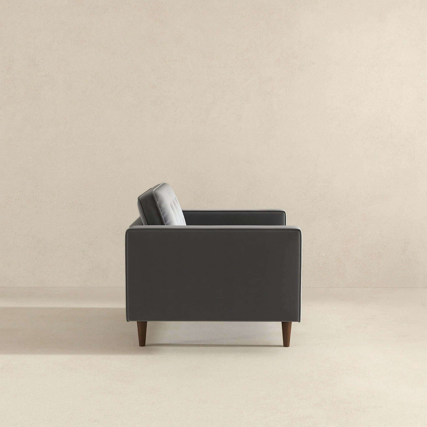 Kendall Velvet Lounge Chair | Grey