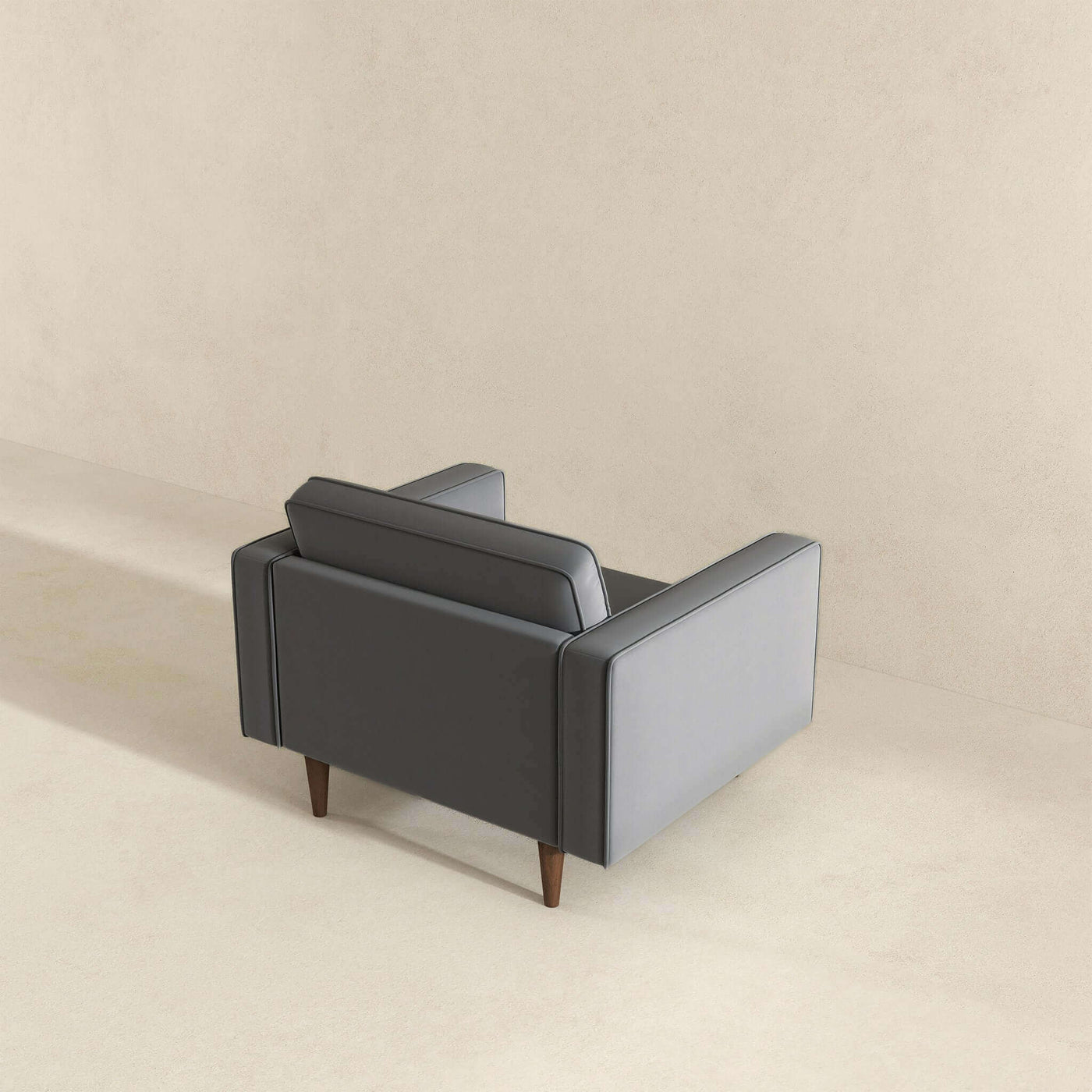Kendall Velvet Lounge Chair | Grey