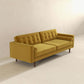 Kendall Velvet Sofa | Yellow