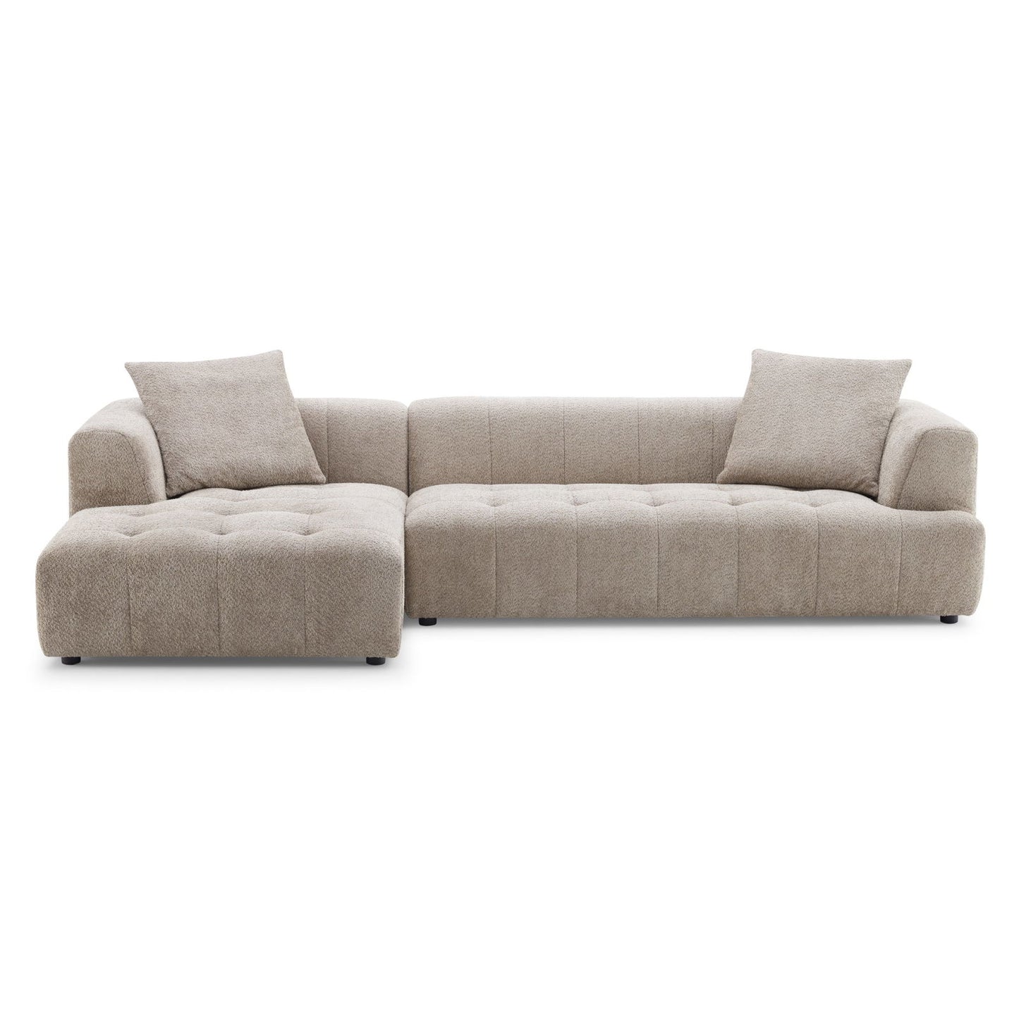 Kingston Boucle Sectional Sofa
