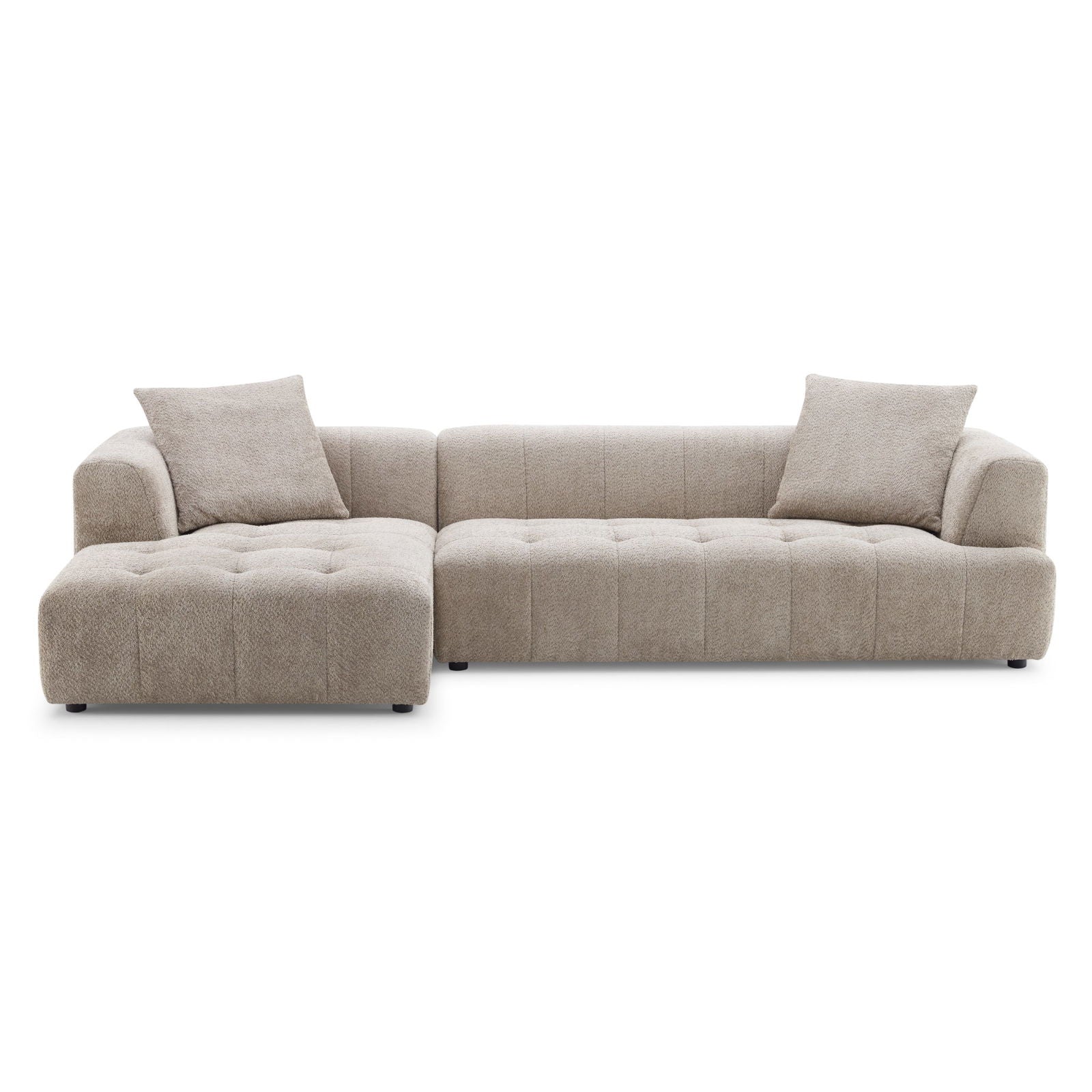 Kingston Boucle Sectional Sofa