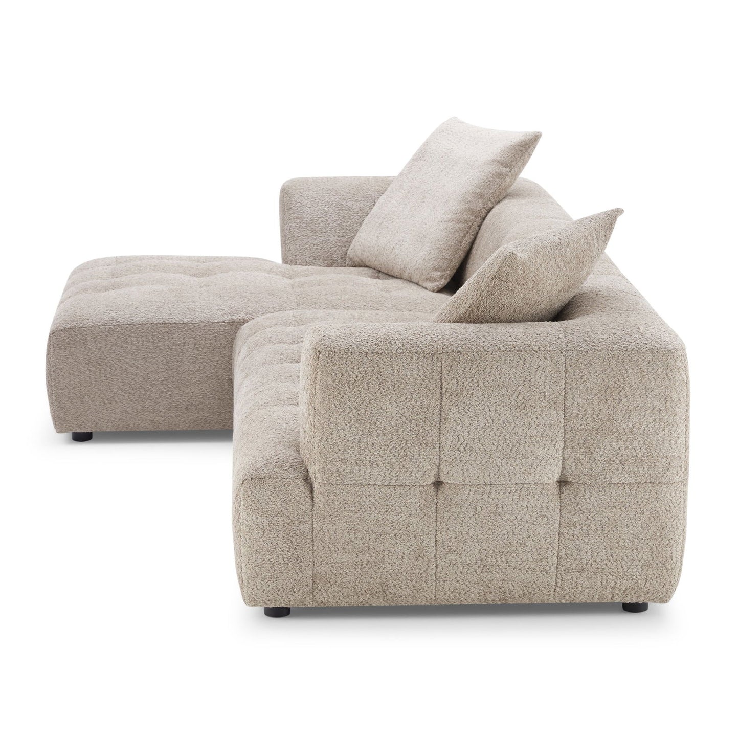 Kingston Boucle Sectional Sofa