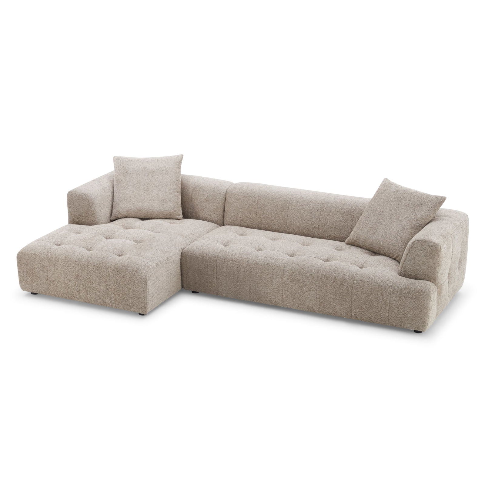 Kingston Boucle Sectional Sofa
